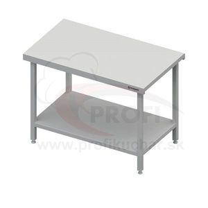 Neutrálný výdajný stôl s policou - 500x710x880mm vyobraziť