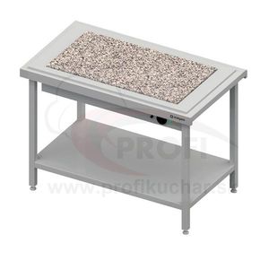 Ohrevný výdajný stôl s granitom na 2x GN1/1 vyobraziť