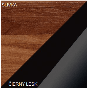 ArtCross Skrinka STELLA | STE-03 Farba: Slivka / čierny lesk vyobraziť