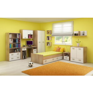 ArtCross Detská izba KITTY 2 Farba: Dub sonoma svetlá / biela vyobraziť