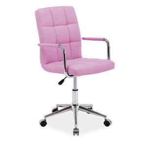 SIGNAL Q-022 kancelárska stolička - ružová vyobraziť