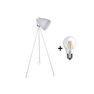 WA001-W - LED Stojacia lampa MILANO 1xE27/10W/230V biela 145cm vyobraziť