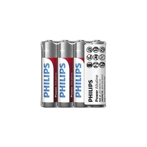 Philips Philips LR03P4F/10 - 4 ks Alkalická batéria AAA POWER ALKALINE 1, 5V 1150mAh vyobraziť