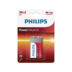 Philips Philips 6LR61P1B/10 - Alkalická batéria 6LR61 POWER ALKALINE 9V 600mAh vyobraziť