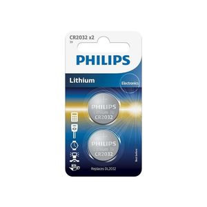 Philips Philips CR2032P2/01B - 2 ks Lithiová batéria gombíková CR2032 MINICELLS 3V vyobraziť