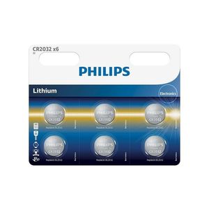 Philips Philips CR2032P6/01B - 6 ks Lithiová batéria gombíková CR2032 MINICELLS 3V vyobraziť