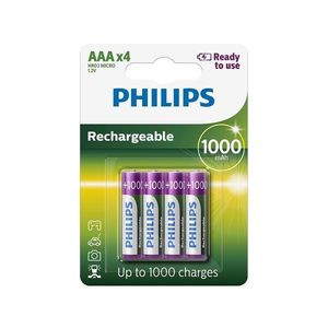 Philips Philips R03B4RTU10/10 - 4 ks Nabíjacie batérie AAA MULTILIFE NiMH/1, 2V/1000 mAh vyobraziť