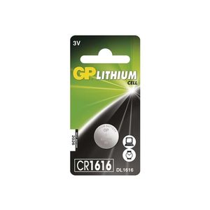 Lithiová batéria gombíková CR1616 GP LITHIUM 3V/55 mAh vyobraziť
