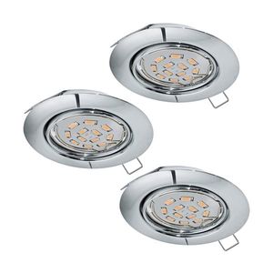 Eglo 94407 - SADA 3x LED Podhľadové svietidlo PENETO 3xGU10-LED/5W/230V vyobraziť