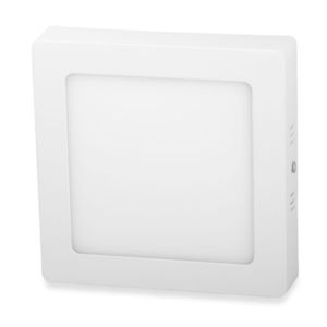 T-LED Biely prisadený LED panel hranatý 170 x 170mm 12W Farba svetla: Teplá biela 10274 vyobraziť