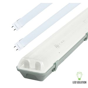 LED Solution Žiarivkové teleso 120cm IP65 + 2x LED trubice 18W Premium Farba svetla: Teplá biela TL3902A-2X36/B1_ZAR120CM18W-TB vyobraziť