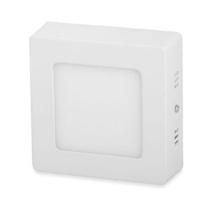 T-LED Biely prisadený LED panel hranatý 115x115mm 6W Farba svetla: Denná biela 10272 vyobraziť