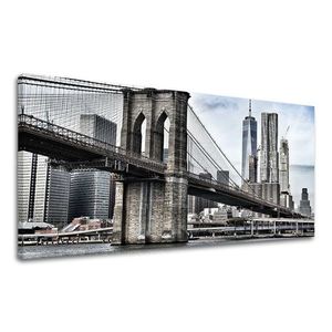 Obraz na stenu Panoráma MESTO / NEW YORK (moderné obrazy na plátne) vyobraziť