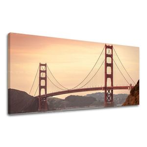 Obraz na stenu Panoráma MESTO / SAN FRANCISCO (moderné obrazy na plátne) vyobraziť