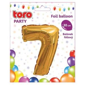 TORO Balónik číslica "7", 30 cm, assort vyobraziť