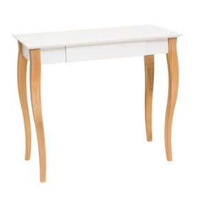 Biely písací stôl Ragaba Lillo, dĺžka 85 cm vyobraziť