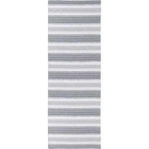 Sivý behúň vhodný do exteriéru Narma Runö, 70 × 200 cm vyobraziť