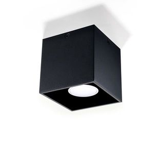Čierne stropné svietidlo Nice Lamps Geo vyobraziť