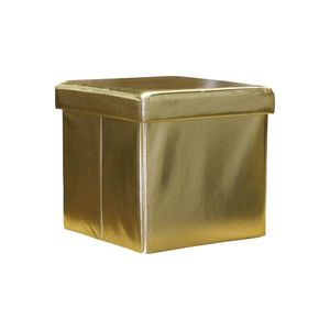 Sedací úložný box zlatý vyobraziť