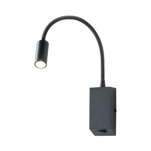 Redo Redo 01-1194 - LED Flexibilná lampička HELLO LED/3W/230V čierna vyobraziť