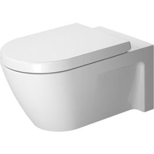 Duravit Starck 2 - Závesné WC, 4.5 l, 375 x 620 mm, biele 2533090000 vyobraziť