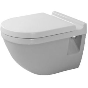 Duravit Starck 3 - závesné WC s Rimless, Hygiene Glaze, 36x54 cm, D 2527092000 vyobraziť