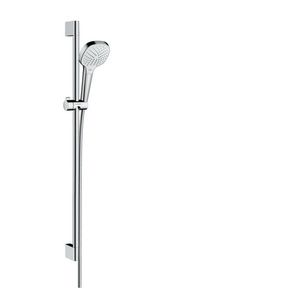 Hansgrohe Croma Select E - Sprchová sada Vario EcoSmart 9 l/min so sprchovou tyčou 90 cm , biela/chróm 26593400 vyobraziť