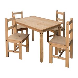 Jedálenský stôl 16116 + 4 stoličky 1627 CORONA 2 vyobraziť