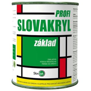 SLOVLAK Slovakryl PROFI základ - farba na drevo 0100, 0, 75kg vyobraziť