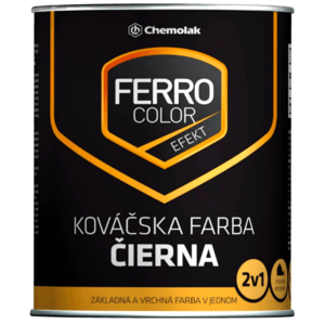 CHEMOLAK Ferro Color Efekt kováčska farba Čierna, 2, 5L vyobraziť