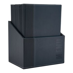SECURIT Box s jedálnymi lístkami TRENDY, modrá (20 ks) vyobraziť