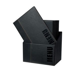 SECURIT Box s jedálnymi lístkami TRENDY, čierna (20 ks) vyobraziť