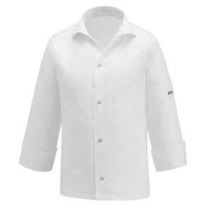 EGOCHEF Kuchársky rondon EGOchef VIP s košeľovým strihom UNISEX - biely - 100% bavlna - dlhý rukáv XXXL vyobraziť