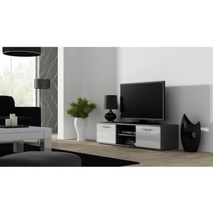 ArtCam TV stolík SOHO 140 cm Farba: Sivá/biely lesk vyobraziť