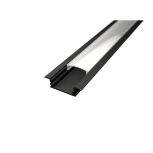 LED Solution Vstavaný profil pre LED pásiky V1 čierny Vyberte variantu a dĺžku: Profil bez difúzora 1m LP301B-1M vyobraziť