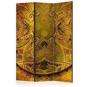 Paraván Mandala: Golden Power Dekorhome 135x172 cm (3-dielny) vyobraziť