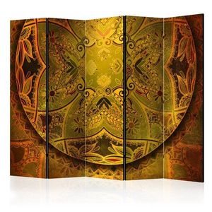 Paraván Mandala: Golden Power Dekorhome 225x172 cm (5-dielny) vyobraziť