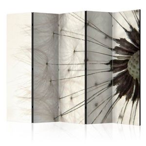 Paraván White Dandelion Dekorhome 225x172 cm (5-dielny) vyobraziť