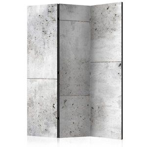 Paraván Concretum murum Dekorhome 135x172 cm (3-dielny) vyobraziť