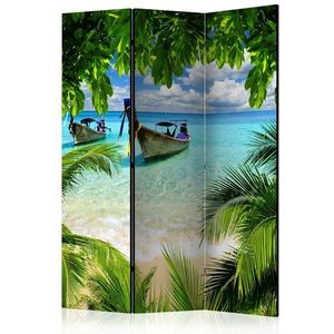 Paraván Tropical Paradise Dekorhome 135x172 cm (3-dielny) vyobraziť