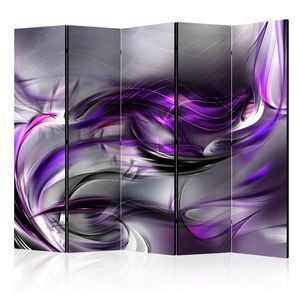 Paraván Purple Swirls Dekorhome 225x172 cm (5-dielny) vyobraziť