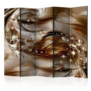 Paraván Chocolate Tide Dekorhome 225x172 cm (5-dielny) vyobraziť