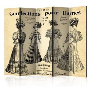 Paraván Confections pour Dames Dekorhome 225x172 cm (5-dielny) vyobraziť