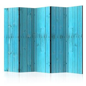 Paraván The Blue Boards Dekorhome 225x172 cm (5-dielny) vyobraziť