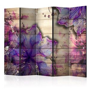 Paraván Purple Memory Dekorhome 225x172 cm (5-dielny) vyobraziť