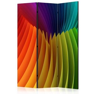 Paraván Rainbow Wave Dekorhome 135x172 cm (3-dielny) vyobraziť