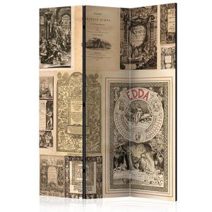Paraván Vintage Books Dekorhome 135x172 cm (3-dielny) vyobraziť
