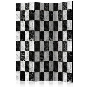 Paraván Checker Dekorhome 135x172 cm (3-dielny) vyobraziť