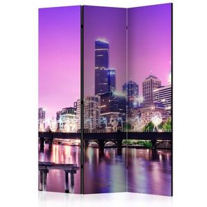 Paraván Purple Melbourne Dekorhome 135x172 cm (3-dielny) vyobraziť