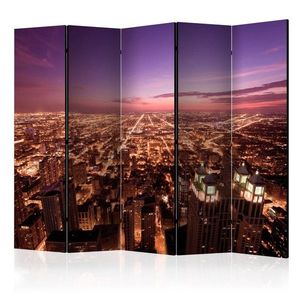 Paraván Chicago Panorama Dekorhome 225x172 cm (5-dielny) vyobraziť